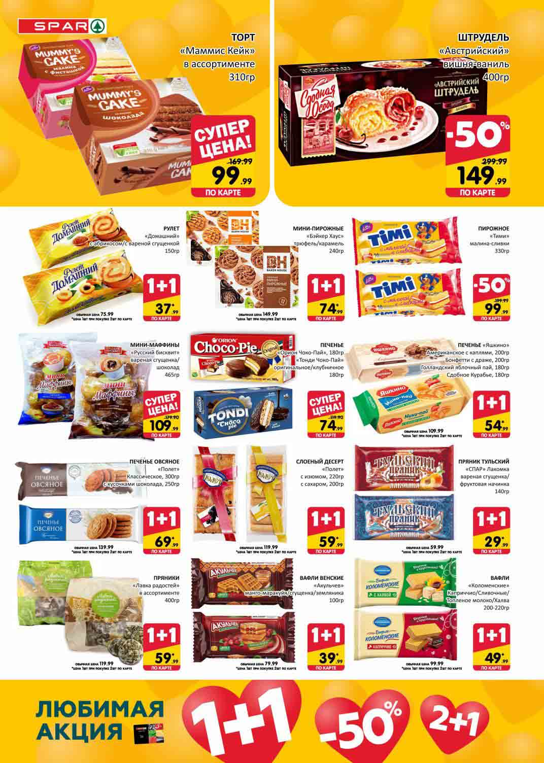 кондитерские изделия